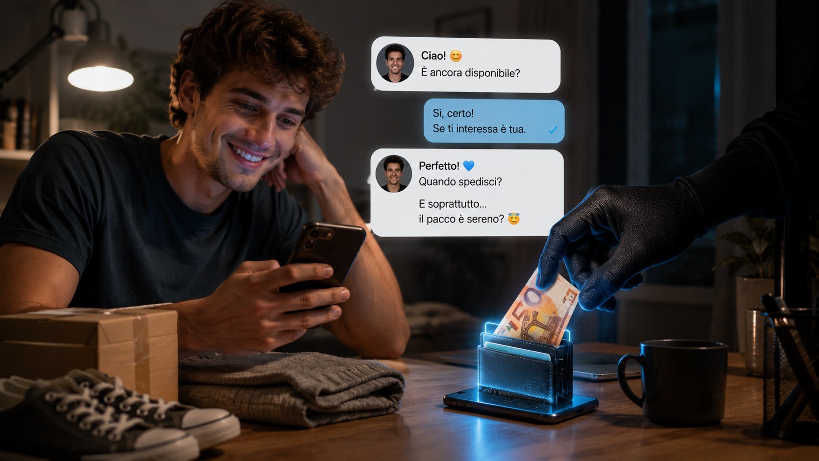 Nuova truffa Vinted, spunta il compratore premuroso che ti ruba i soldi chiedendo se il pacco è sereno